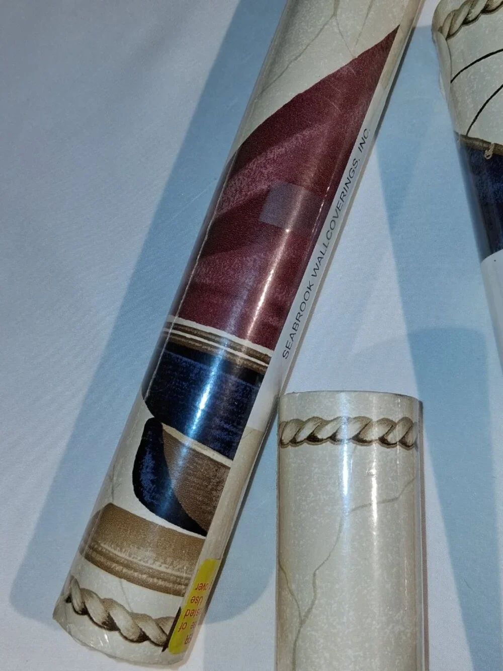 SEABROOK WALLCOVERINGS Border SAILBOATS RES 245B LOT 0300 3 Rolls 5 yds each NEW